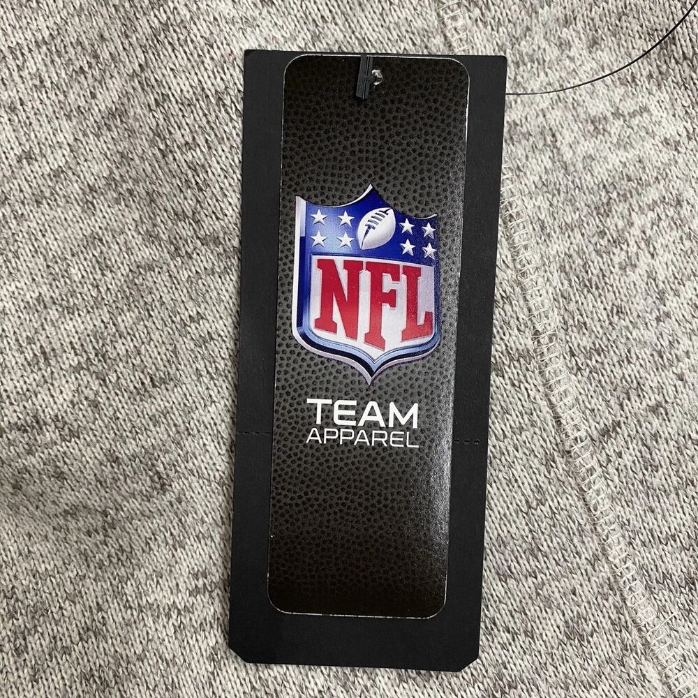 Buffalo Bills Men’s Large Gray Sweater Fleece Vest Full Zip NFL Game Day NWT - Picture 3 of 14